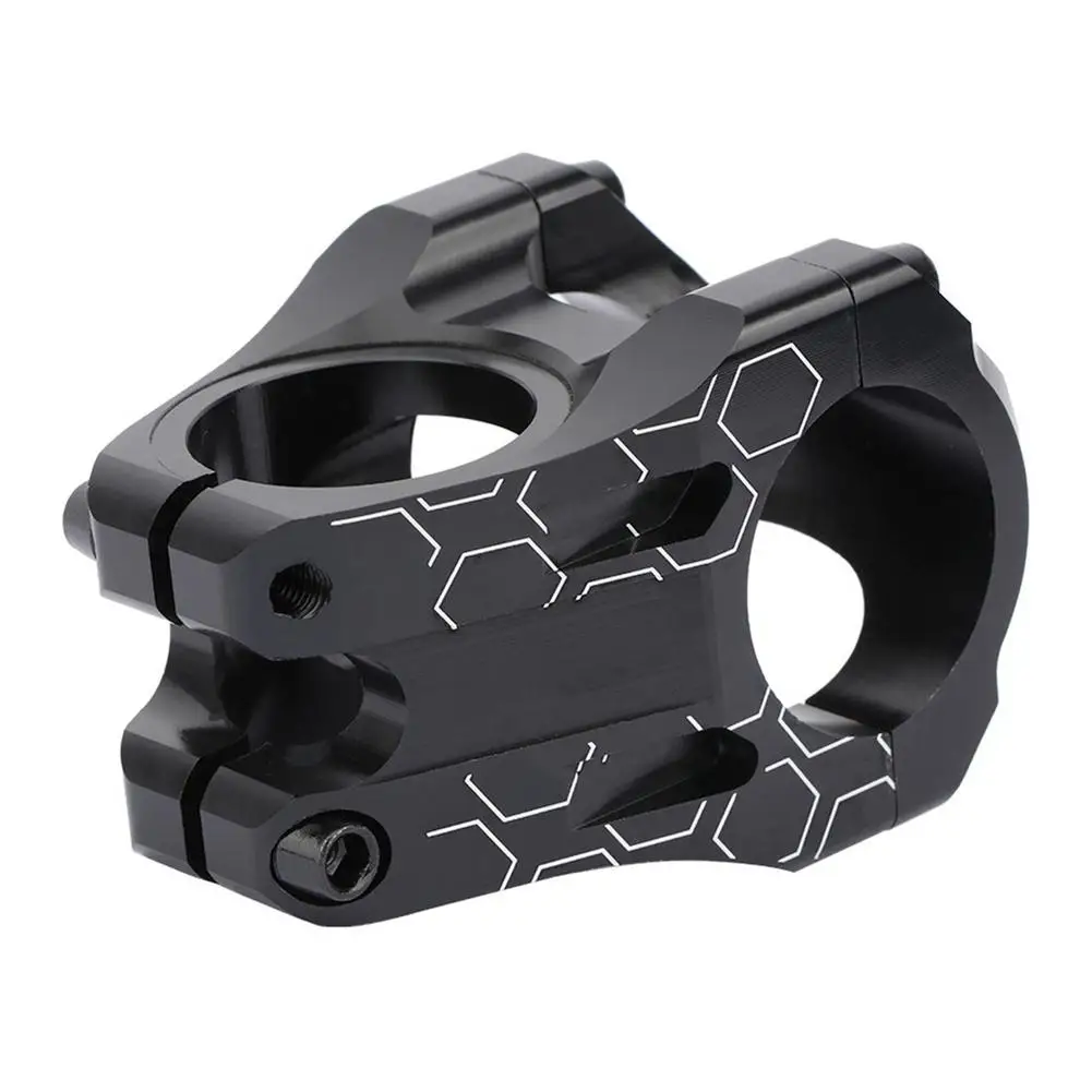 

High-Strength Lightweight Bicycle Stem CNC Aluminum Alloy 0 Degree Rise For 35mm / 31.8mm Bike Handlebar Road Bicycles