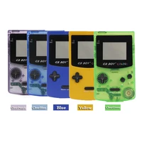 5pcslot gb boy colour color handheld game player 2 7 portable classic game console consoles with backlit 66 built in games