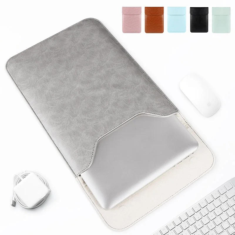 

Защитный чехол для ноутбука Apple Macbook, Huawei Pro, Xiaomi, 11, 13, 15,6 дюйма, кожа, противоударный