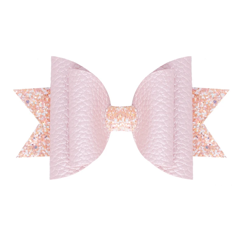 12 см блестящая заколка принцессы для волос с бантом и блестками девочек детские