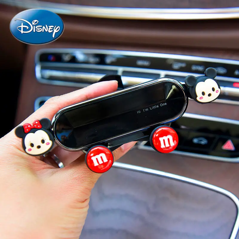 

Disney Car Mobile Phone Navigation Bracket Car Air Outlet Fixed Support Frame Car with Cute Cartoon Decorations