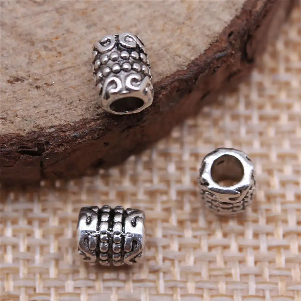 

Handmade Pendants For Jewelry Accessories 40pcs Spacer Bead 5x5x6mm Antique Silver Plated