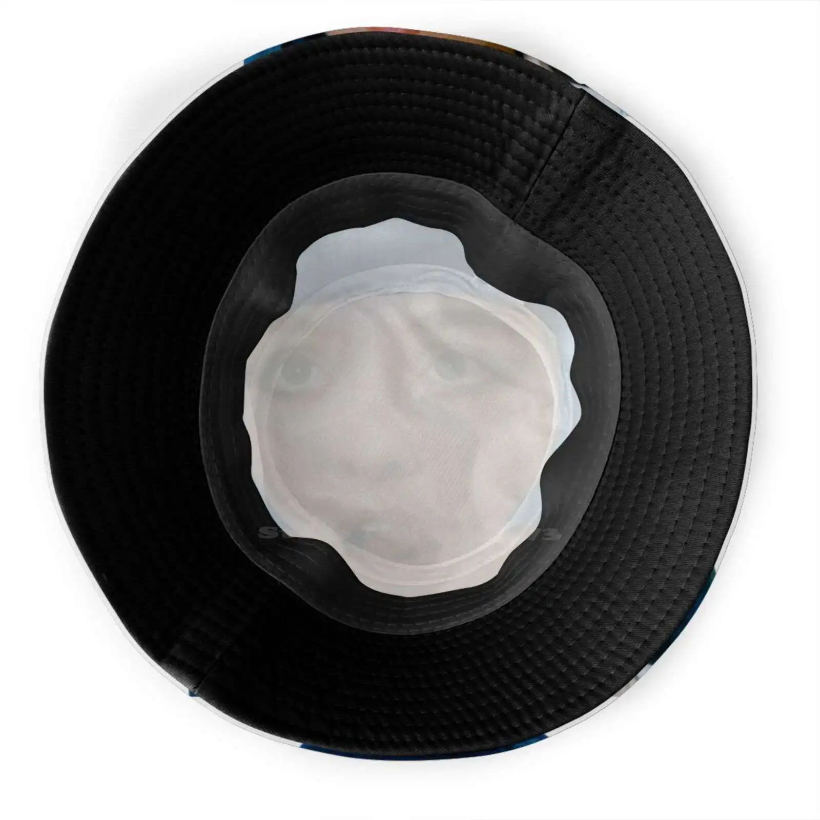 

Ash Barcode Portrait Design White Pattern Hats Outdoor Hat Sun Cap Ash Singer Portrait Music Fan Pop Rap Celebrity Fashion Blue