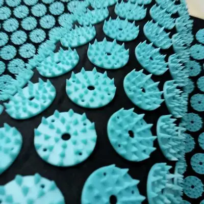 Акупунктурный Массажный коврик для йоги массажный с иглой шеи на голове черный