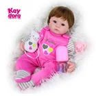 Мягкие силиконовые куклы Reborn Baby 16 дюймов 40 см Bebe Reborn куклы живой реалистичный реальный реалистичный дети Menina девочка игрушка подарок на день рождения