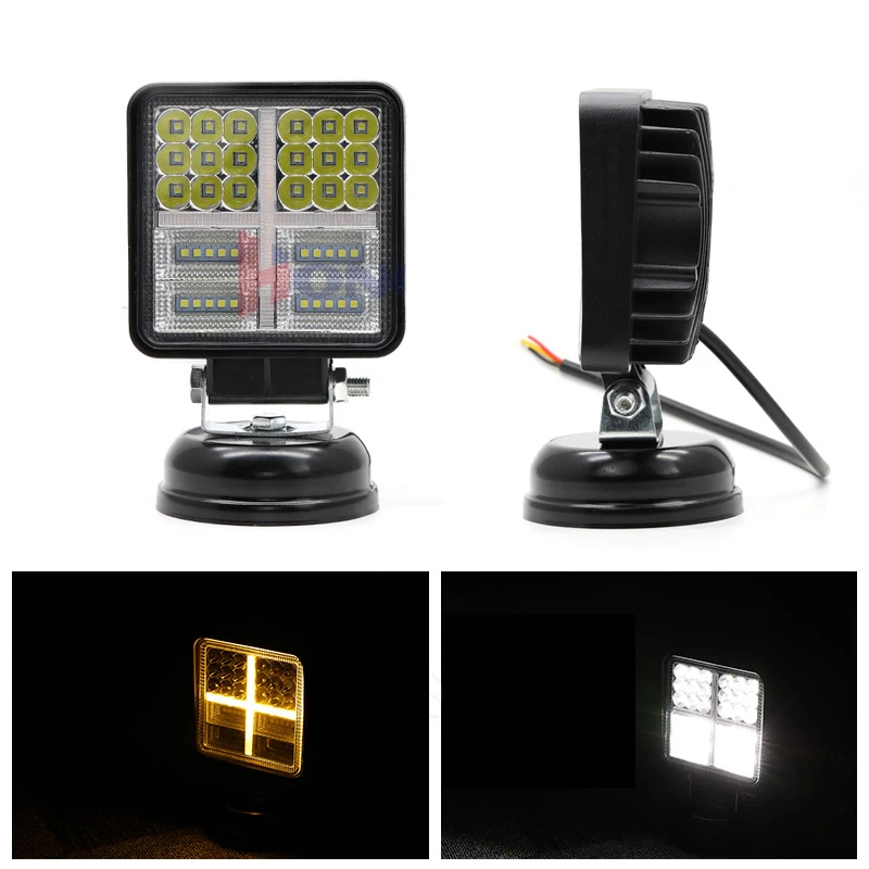 

4" Led Work Light 12V 24V 177W Car Truck Boat Motorcycle SUV ATV Offroad Spot Light Beam Universal Led Work Light Bar 6500K