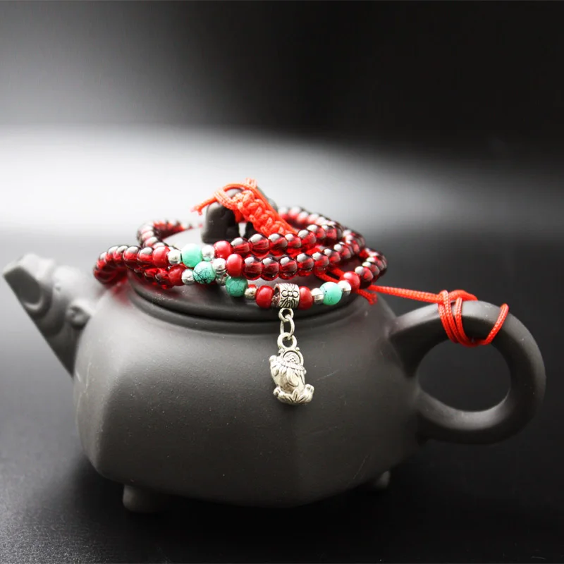 Искусственный гранат кристалл буддийский Будда медитация многослойная молитва