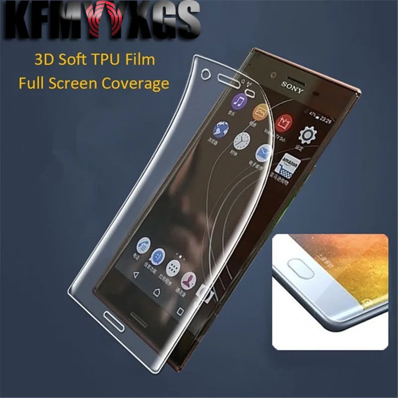 Мягкая гидропленка 3D из ТПУ (не стекло) защитная пленка на полный экран для vivo X20