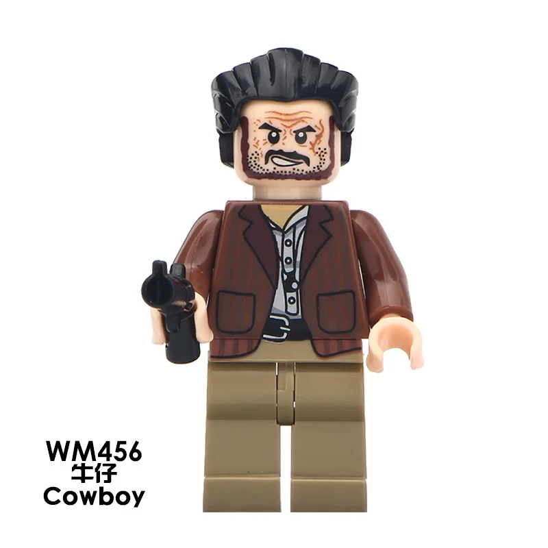 WM6026 ковбой хороший уродливый старая мода персонажи фильма фигурки строительные