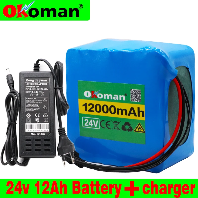 Высокая емкость 12ah литиевая батарея 25 2 V 12000mAh подходит для велосипеда