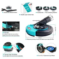 Пылеуловительный кожух/пылеотвод/пылеуловитель для УШМ#1