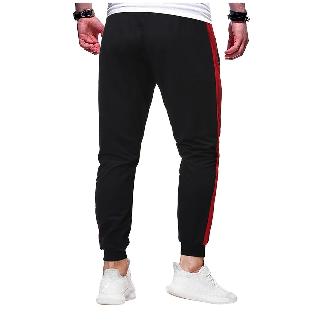 

Fashion streetwear Men Trousers Pants zippers joggers man clothing spring autumn causal pants patchwork 2020