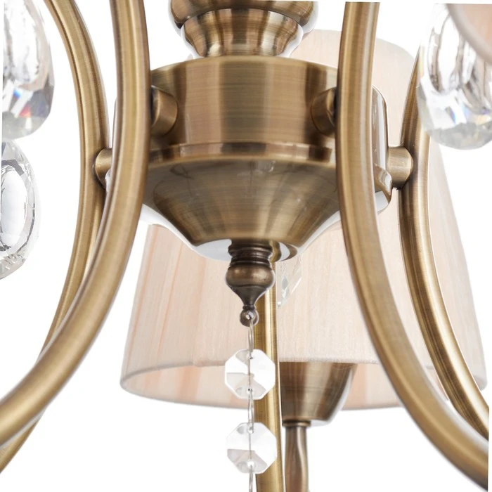 Chandelier &quotDorothea" 5x40W E14 bronze 58x58x76 cm. 4523938 Chandeliers Ceiling lights Lamp For home Indoor Lighting | Лампы и