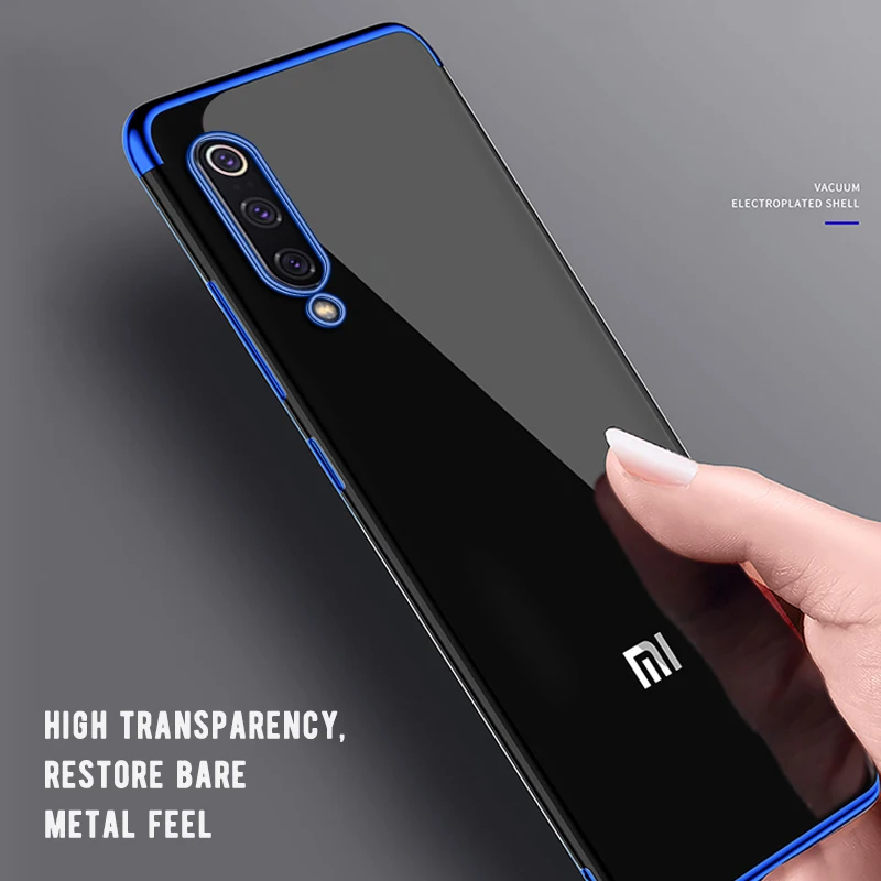 VEVICE прозрачный цветной чехол с покрытием для Xiaomi Mi 9 9SE Mi9 SE мягкий ТПУ