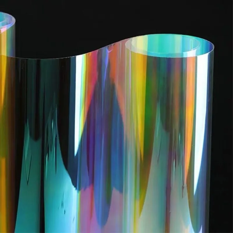 Радужная Переливающаяся оконная пленка с эффектом радуги стеклянные пленки