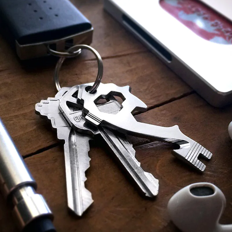 20 в 1 брелок для ключей многофункциональный инструмент гаечные ключи отвертки