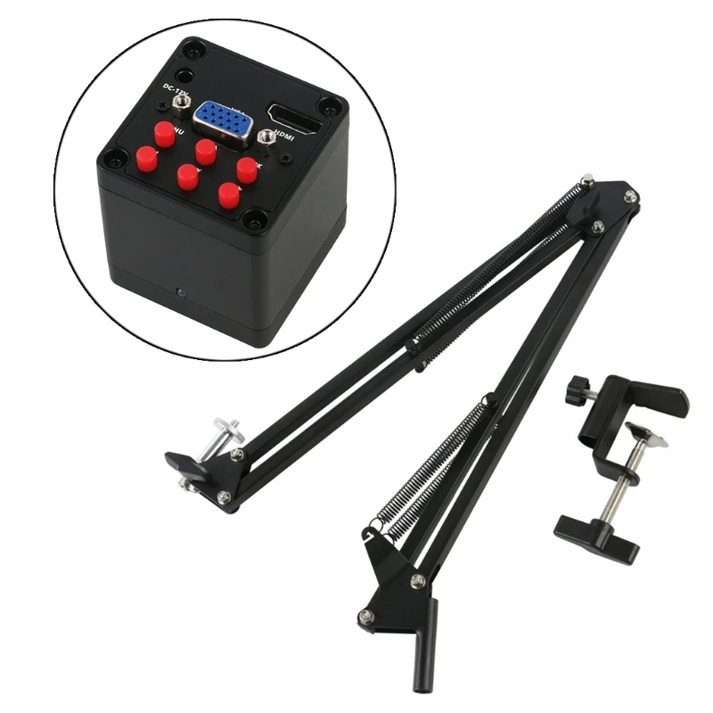 

2022 New Overhead Tripod Mount Metal Flexible Over Head Arm with Phone Holder Camera Webcam Ring Light Video Recording Use