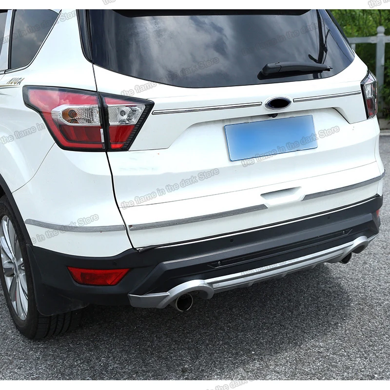 Lsrtw2017 заднего бампера планки с защитой от царапин для Ford Kuga Escape 2013 2014 2015 2016 2017