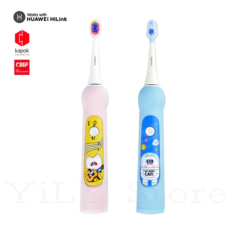 Huawei Lebooo Children's Electric Toothbrush 4-12 Years Old Children Intelligent App Control Sound Wave Waterproof Soft Silicone