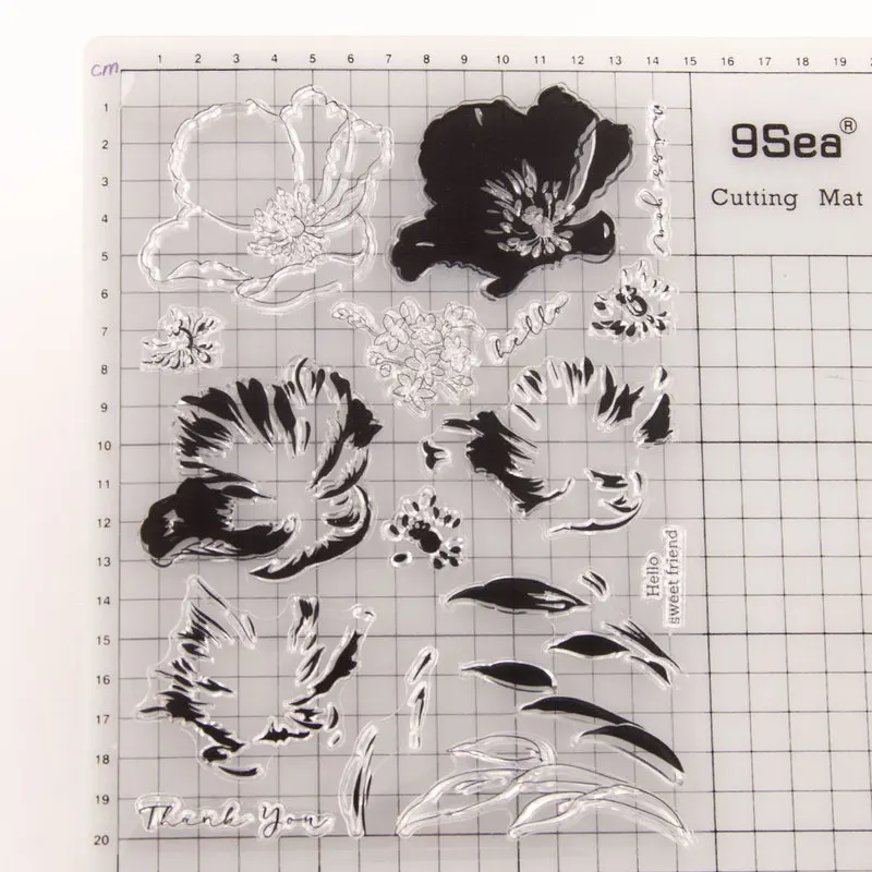 Многослойные Цветочные прозрачные штампы и DIY силиконовые уплотнения