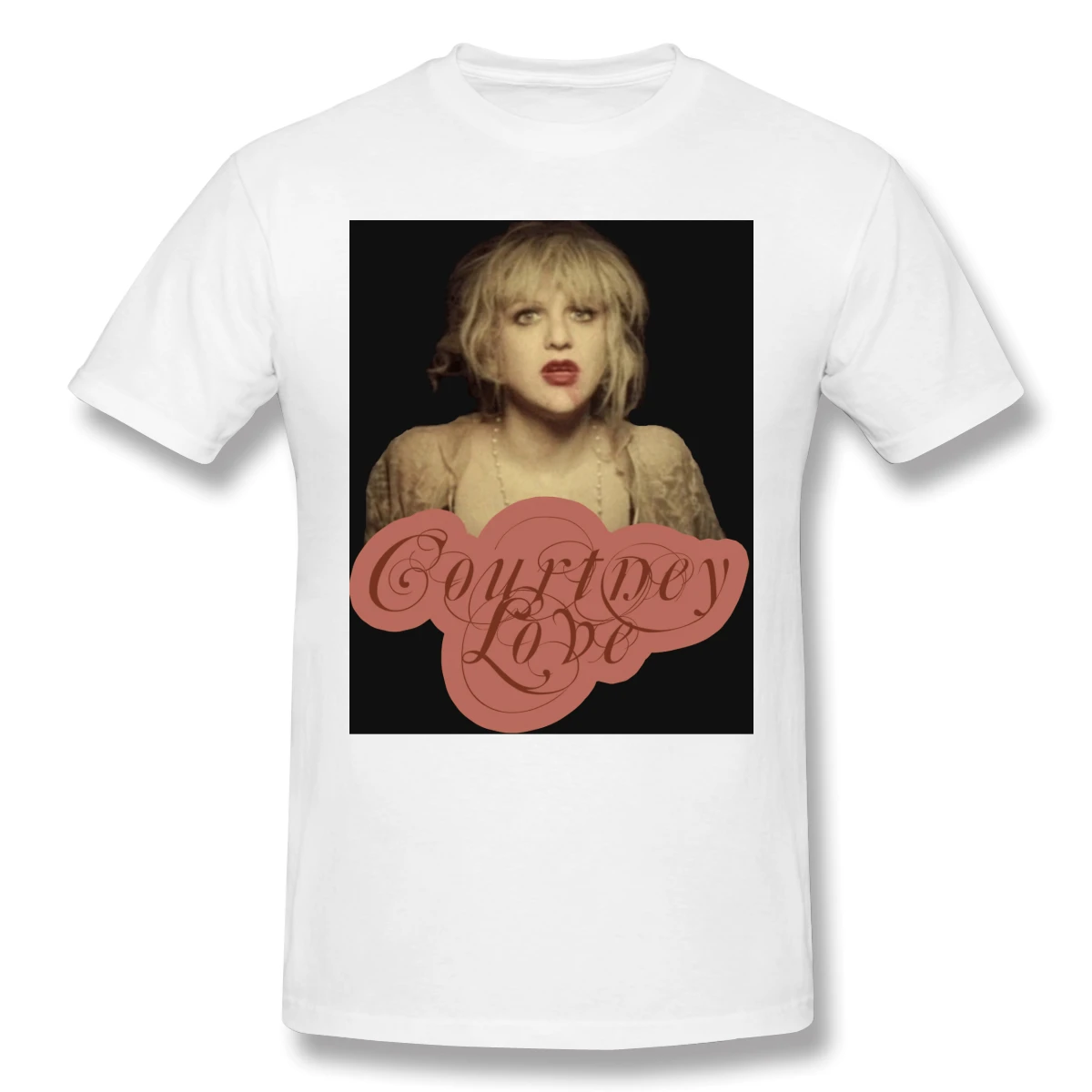 Мужская Базовая футболка с длинным рукавом Courtney And Love Забавные футболки коротким