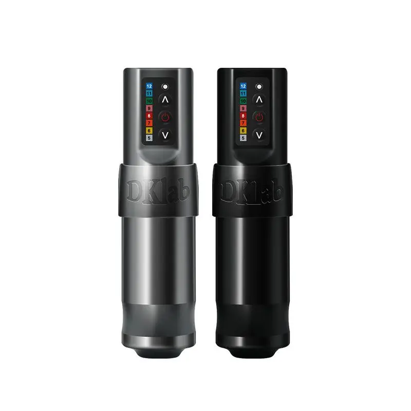 Новая Профессиональная DKLAB Беспроводная тату ручка машина с сильным двигателем и