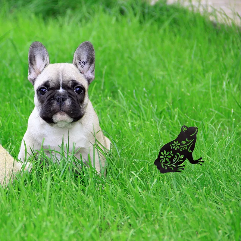 

Garden Ornaments Frog Garden Inserts Garden Lawn Decoration Inserts Acrylic Material Cute and Vivid DRSA889