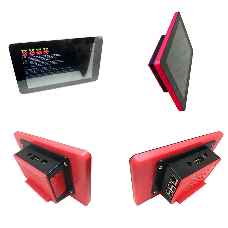 Customize 7 Inch Touch Screen 3D Print DIY Case for Raspberry Pi Protective Shell for 7inch HDMI Capacitive Touchscreen
