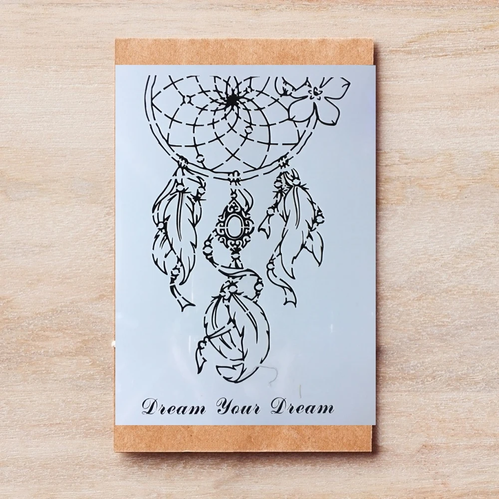 

A4 Your Dream Web Net Tassel DIY Layering Stencils Painting Scrapbook Coloring Embossing Album Decorative Template 29*21cm