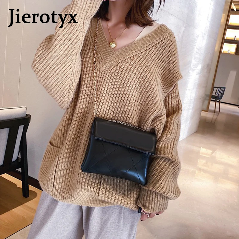 JIEROTYX классические черные сумки на плечо для женщин новые дизайнерские модные