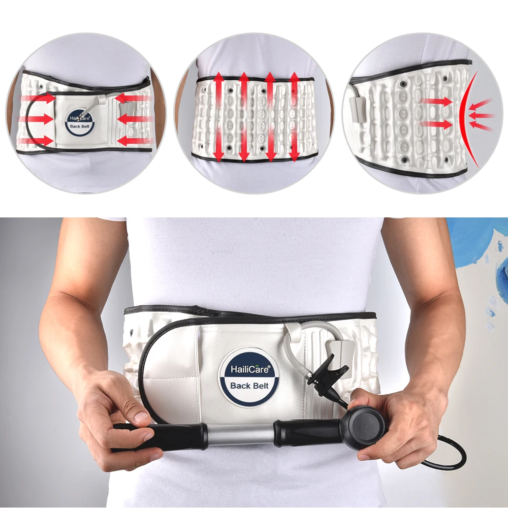 

Physic Decompression Belt Lumbar Posture Corrector Spinal Air Traction Protector Waist Brace Support Pain Relieve Massager Belts