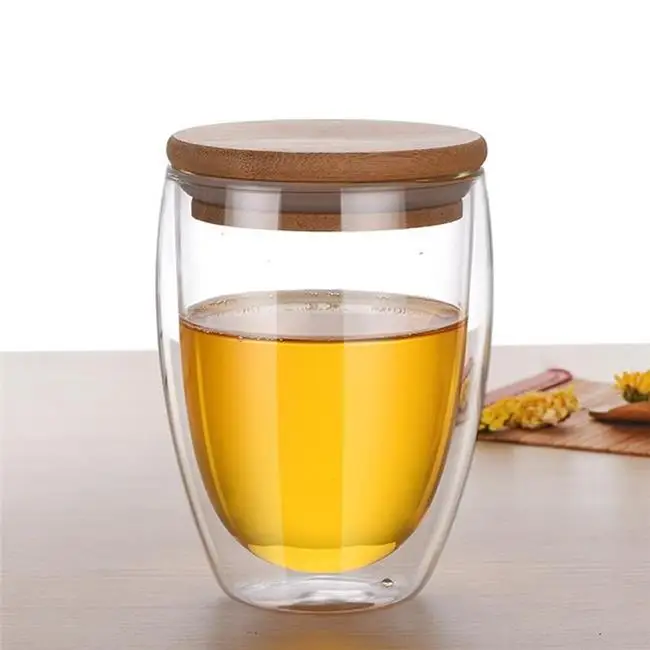 

Perotti Double Wall Bamboo Cup With Lid 350 Ml