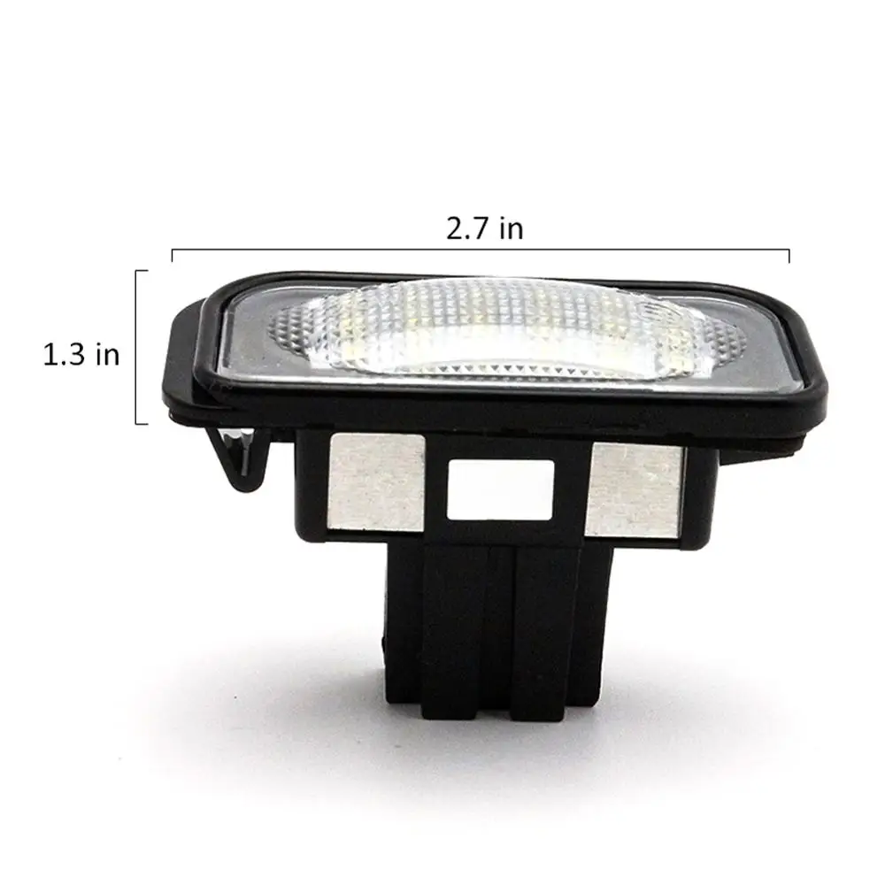 2 шт. 18SMD светодиодный номерной знак для Benz c класс W203 седан SL Class R230 CLK W209 C209 A209