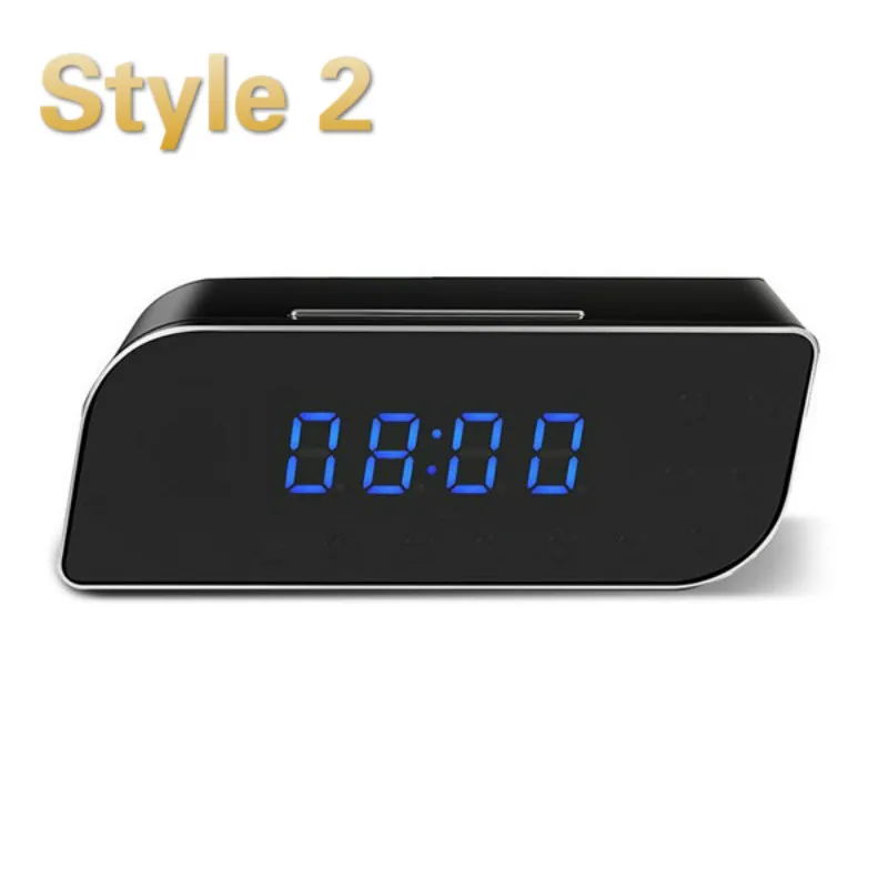 

Wireless WIFI Camera Clock Wi-fi Mini Camera Time Alarm Watch P2P IP/AP Security Night Vision Motion Sensor Remote Cam