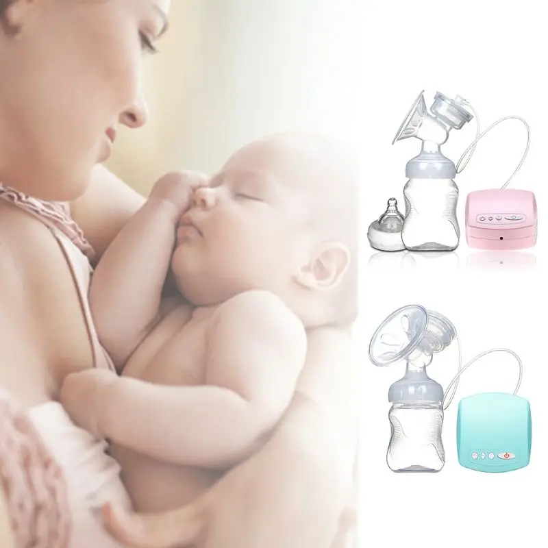 

1 Set Electric Breast Pump Pumping Milk Suction Large Automatic Massage Postpartum Non-manual Pumps Mom Supplies