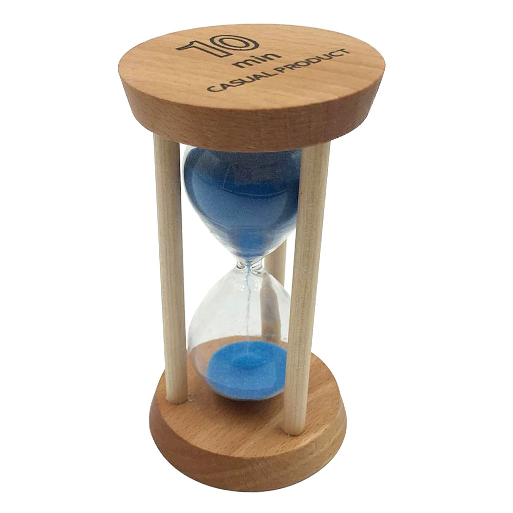 MagiDeal 10 Minutes Wooden Sandglass Hourglass Sand Timer for Classroom Teaching Kitchen Cooking | Игрушки и хобби