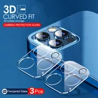 3 шт., изогнутый защитный чехол для объектива камеры iPhone 13 Pro Max