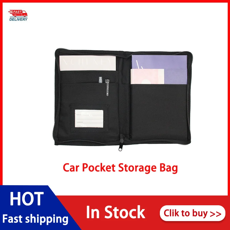 Автомобильная сумка из ткани Оксфорд с несколькими карманами Портативная для