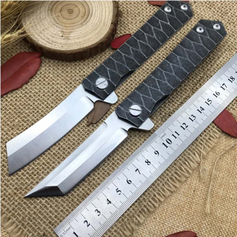 Тактический складной нож BS карманный клинок из стали с лезвием D2 для кемпинга и