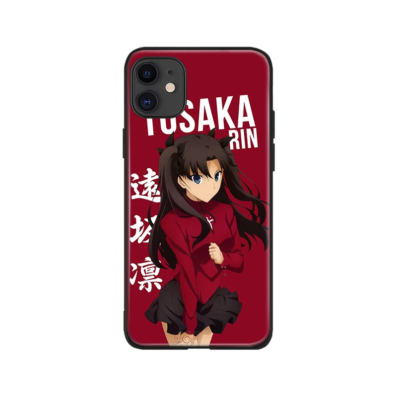 Чехол Tohsaka Rin для телефона с аниме чехол iPhone SE 6s 7 8 Plus X XR XS 11 Pro Max Samsung S Note 9 10 20 ultra |