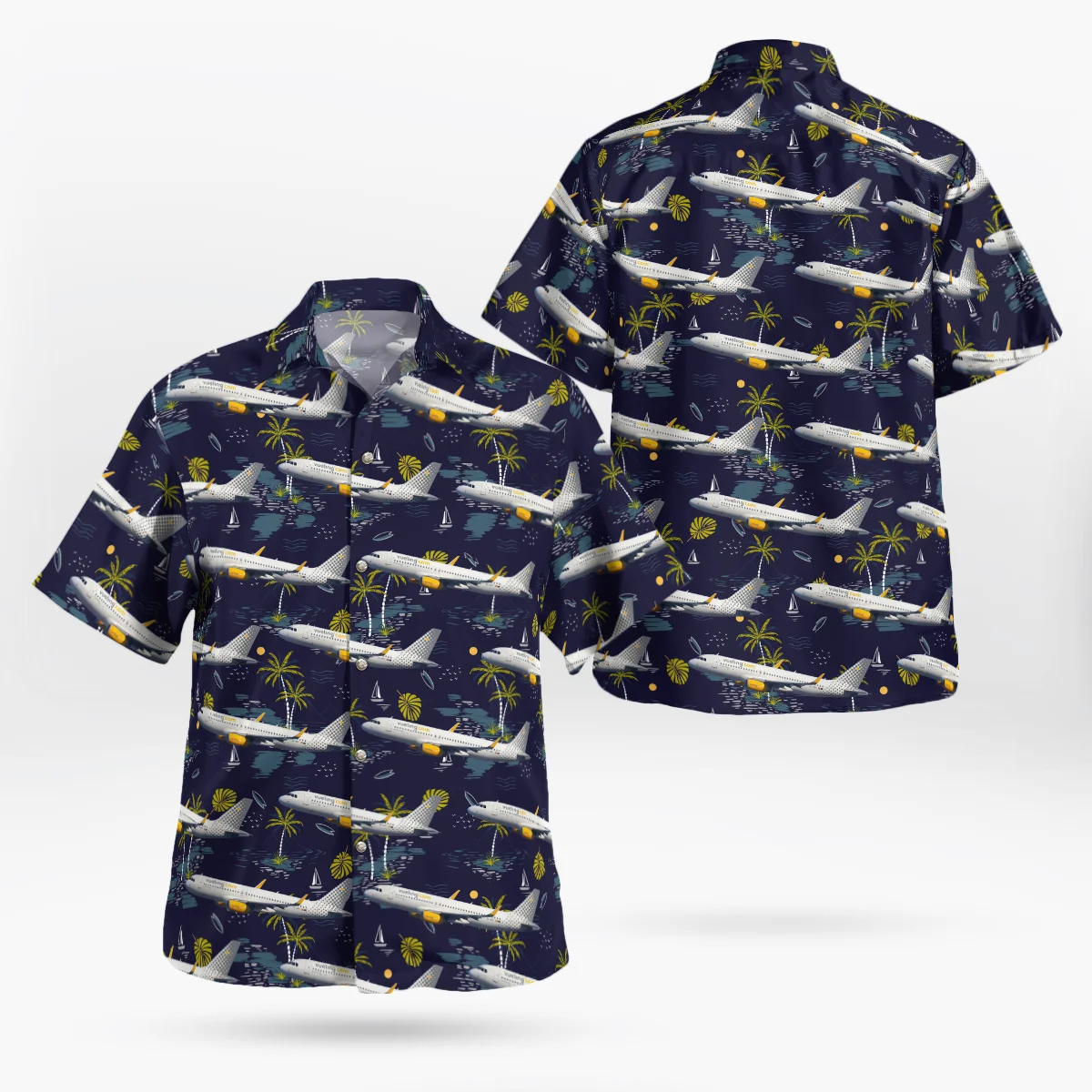 

Anime Plane 3D Beach Hawaiian 2021 Summer Men Shirt Short Sleeve Shirt Streetwear Oversized 5XL Camisa Social Chemise Homme-133