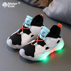 Детские светящиеся кроссовки со светодиодной подсветкой, размеры 21-30