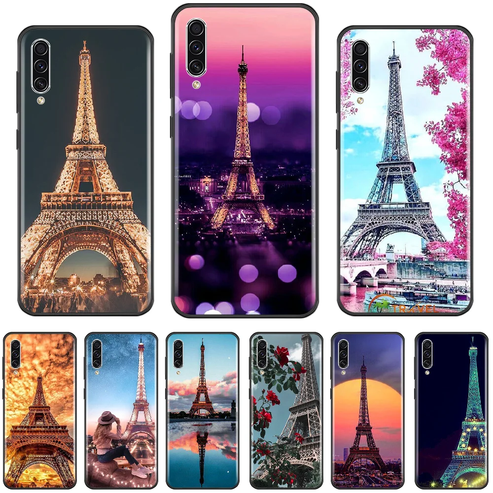 Чехол с рисунком в виде Парижской железной башни чехол для телефона Samsung Galaxy A 3 6 7 8