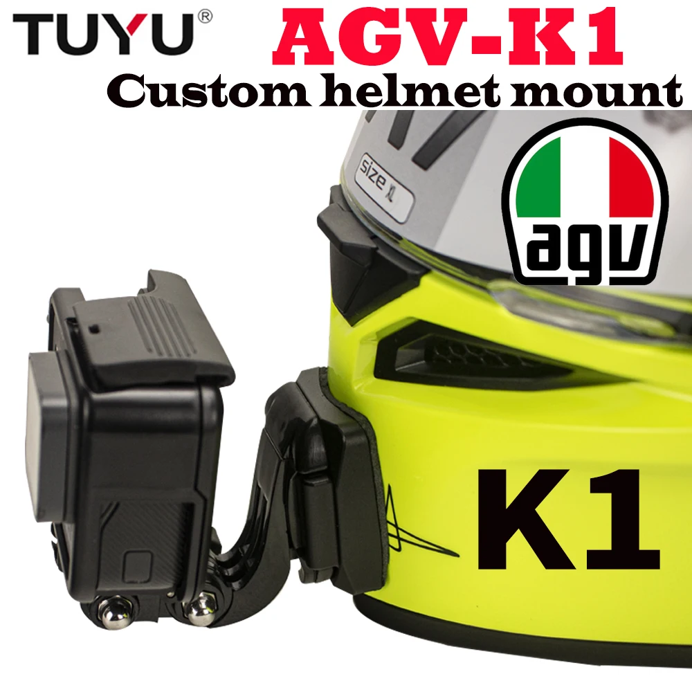 Алюминиевое премиальное крепление для шлема мотоцикла TUYU GoPro Insta360 xiaoYi камера Для