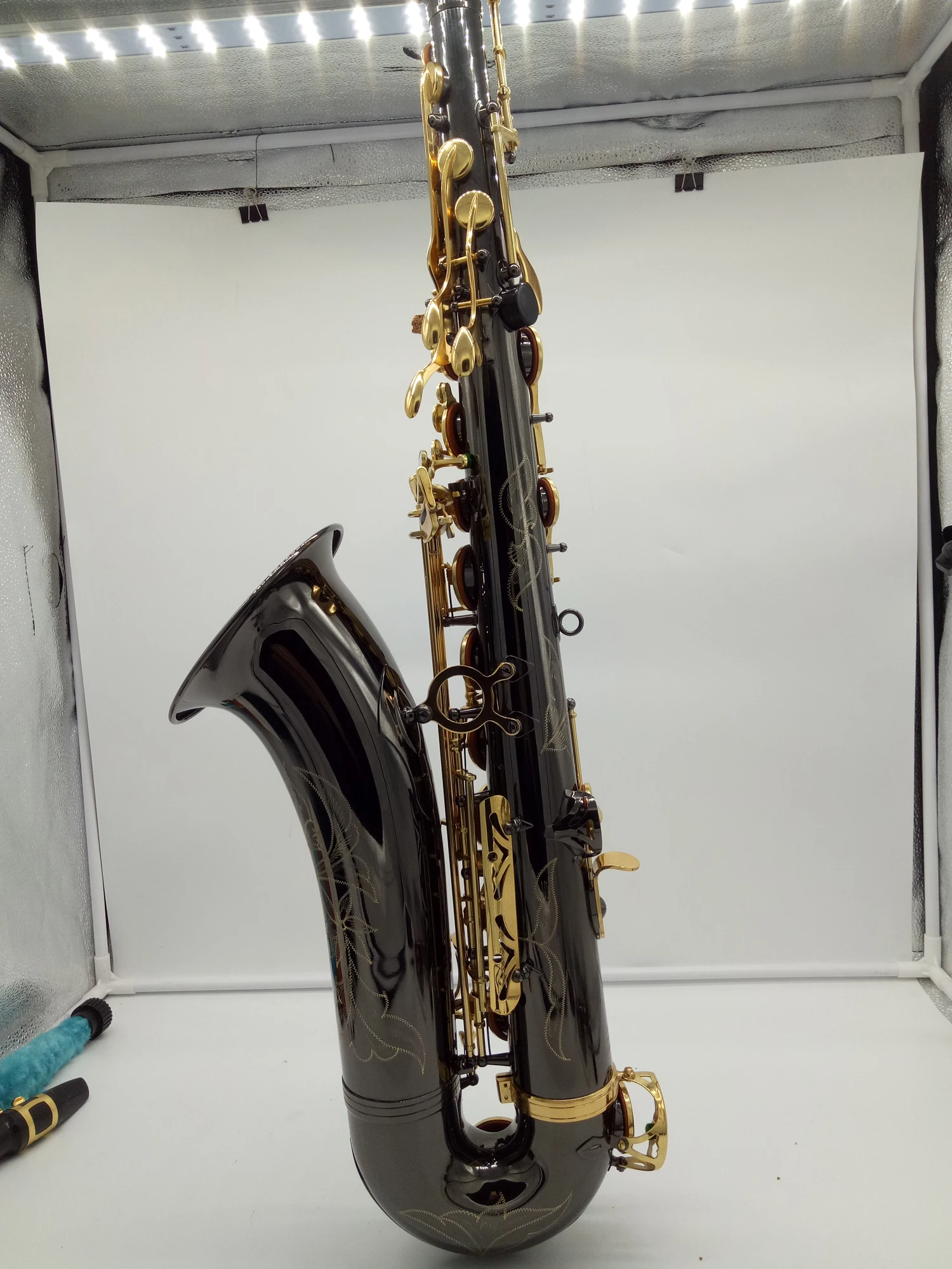 Музыкальный Fancier Club Tenor саксофон 802 SA80 II черный лак B-flat Sax Super Action 80 Series мундштук Шея