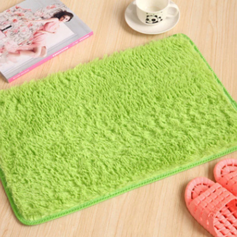 Водопоглощающий коврик из золотого бархата набор мохнатых ковриков для ванной