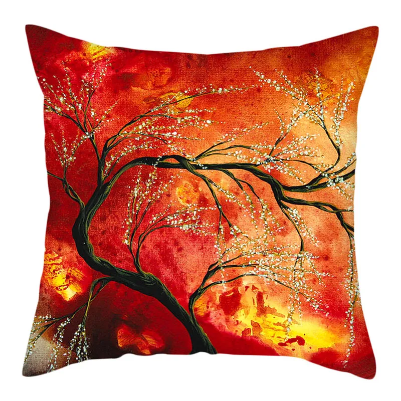 Наволочки Fuwatacchi с принтом увядших веток наволочки звездного неба для подушек