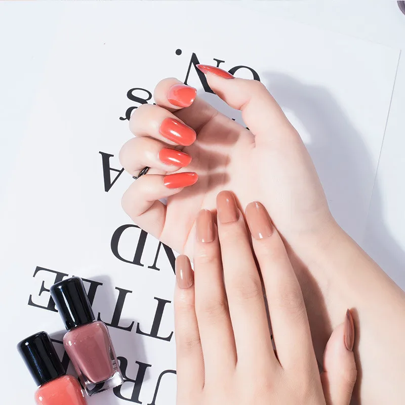 Полировочный лак для ногтей на водной основе устойчивый полуперманентный