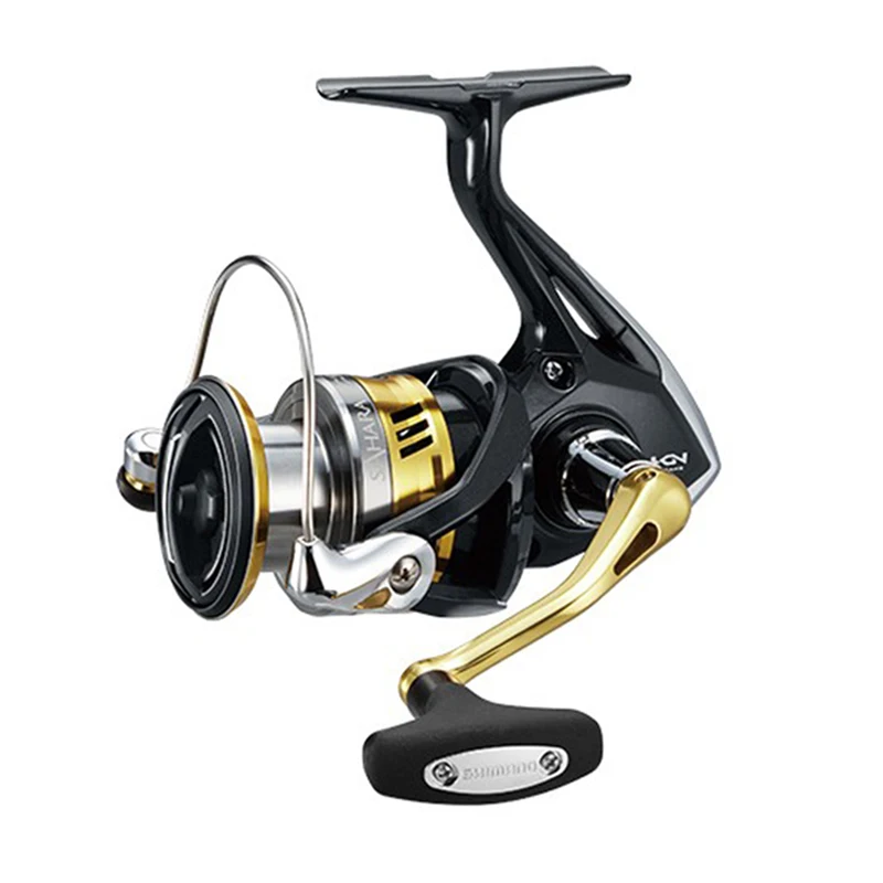 Новинка Катушка для спиннинга SHIMANO SAHARA C2000S C2000HGS 2500HGS мелководье катушка 500 1000 2500