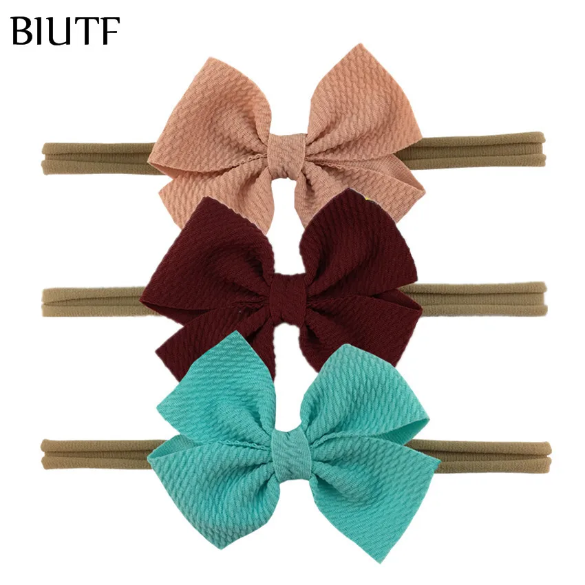 1 шт./лот тонкая эластичная нейлоновая повязка на голову цвета загара с 4 ''